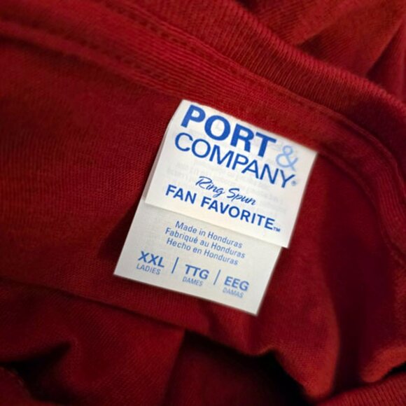 Duck Duck Jeep Grille T-Shirt Cranberry Red Womens XXL NWT Rubber Ducky Duckie - Picture 5 of 7